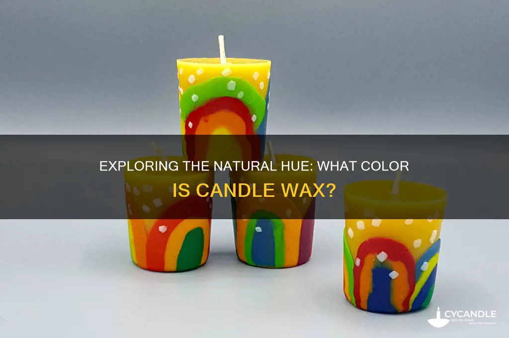 what color is candle wax