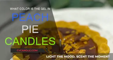 Peach Pie Candles: What's the Gel's Color?