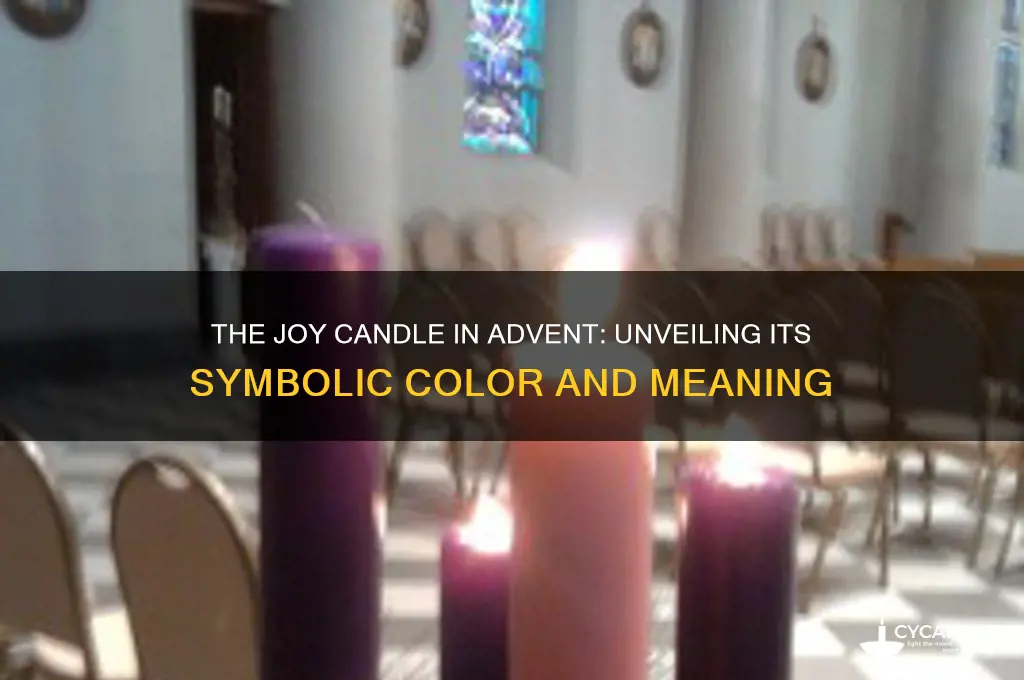 what color is the joy candle in advent