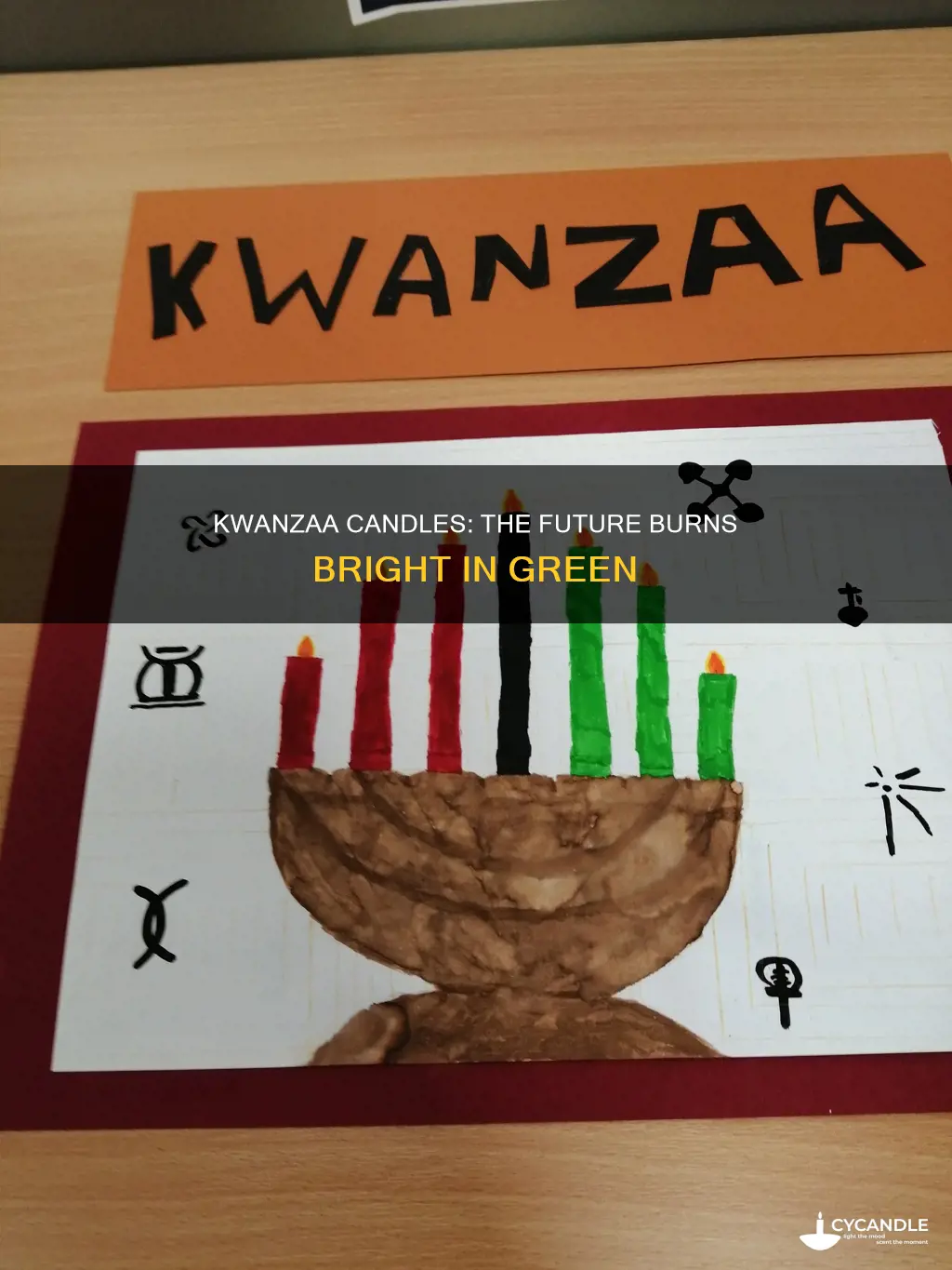 what color kwanzaa candle symbolizes the future