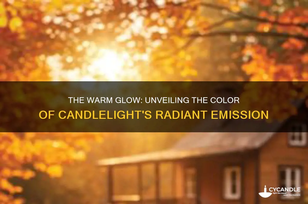 what color light does a candle emit