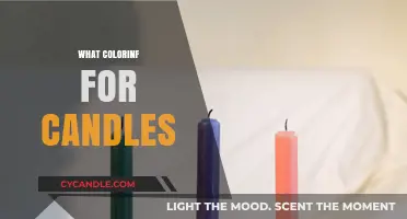 Candle Colors: Setting the Mood with Shades