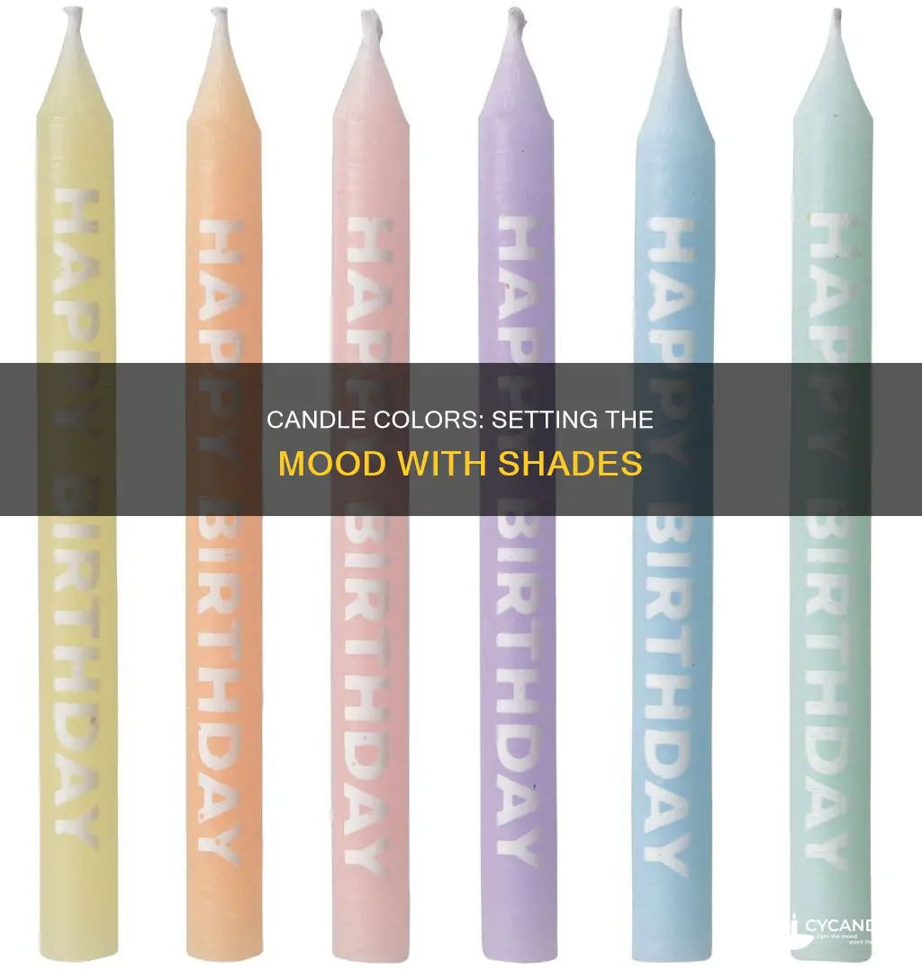 what colorinf for candles