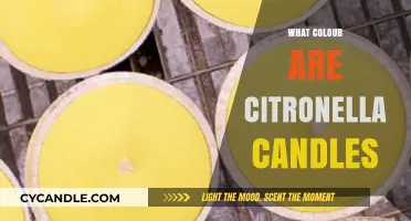 Citronella Candles: What's the Deal with Their Color?
