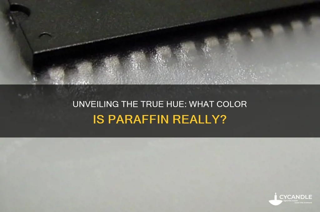 what colour is paraffin