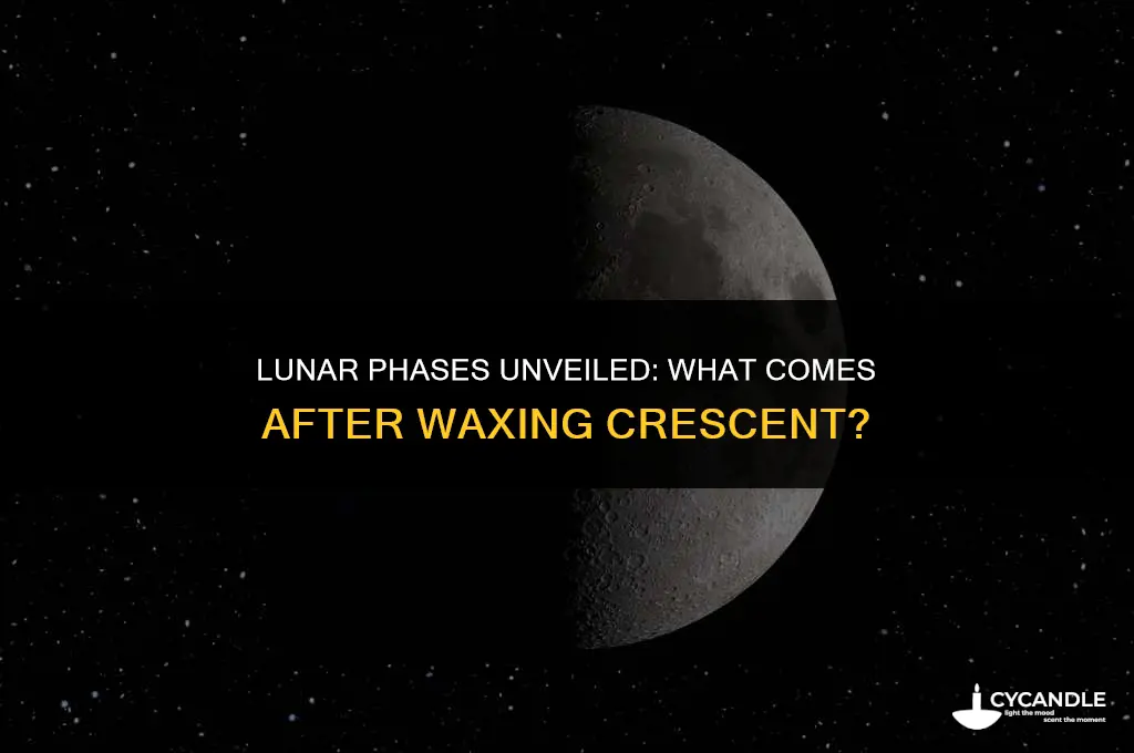 what comes after waxing crescent