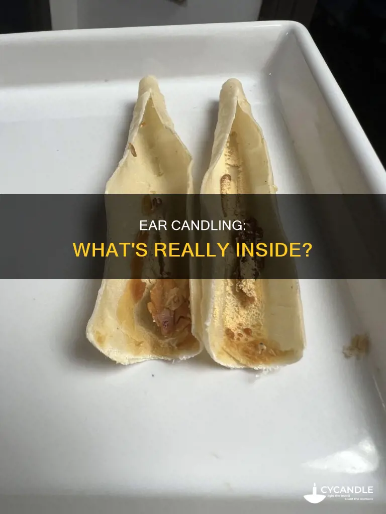 what comes out in an ear candle