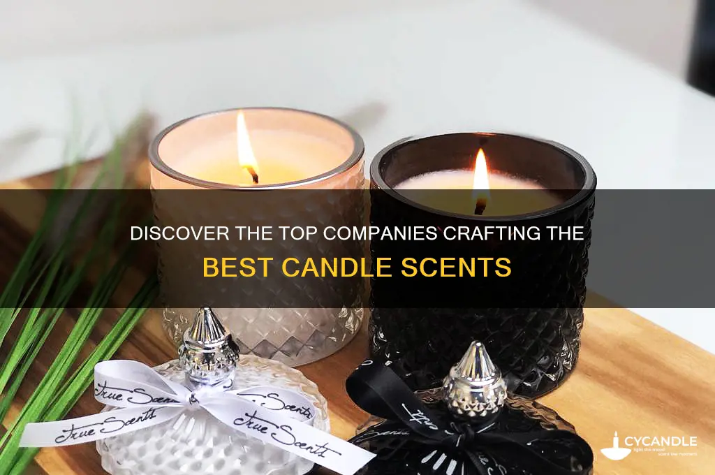 what companies have the best candle scents make
