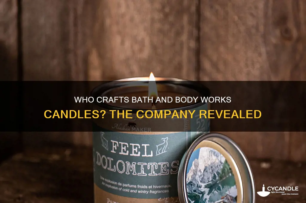 what company makes bath and body works candles
