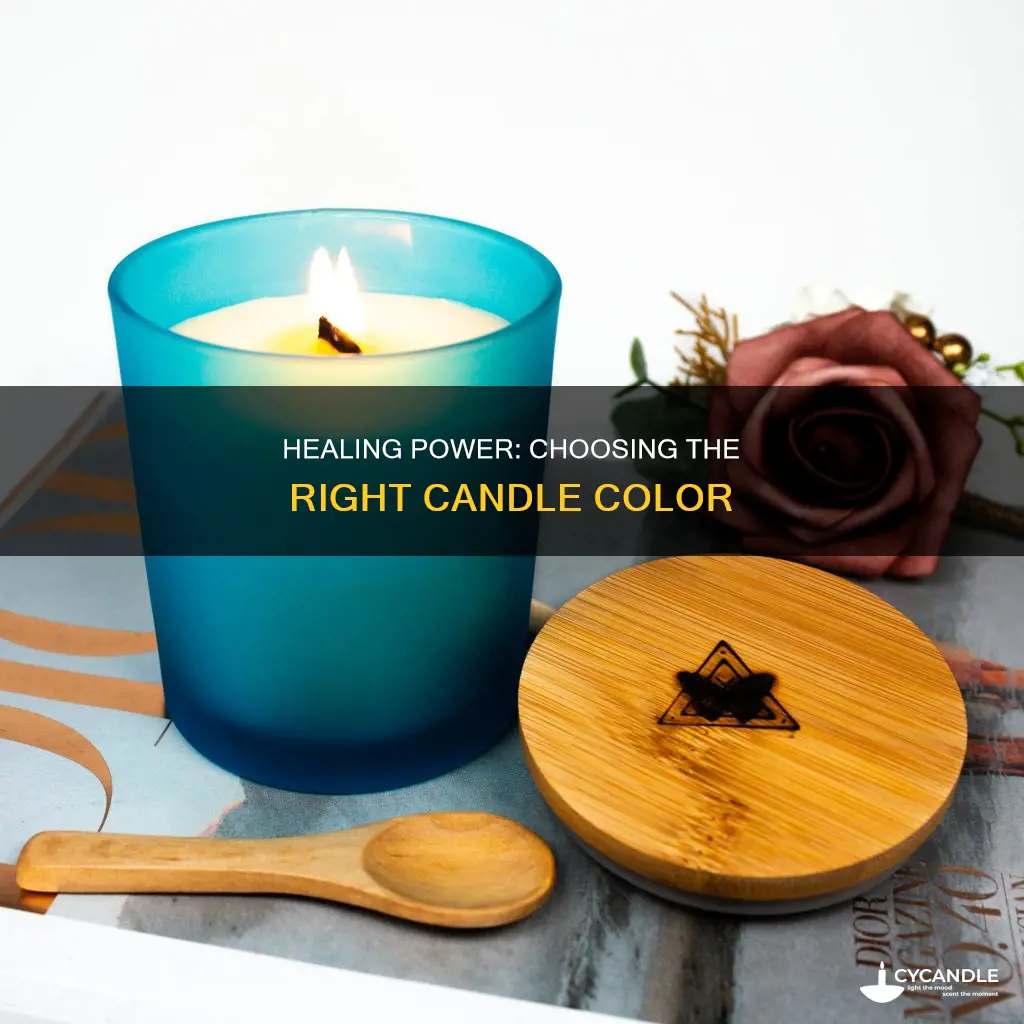 what coolor candle for healing