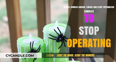 Why Do Battery-Operated Candles Suddenly Stop Working?