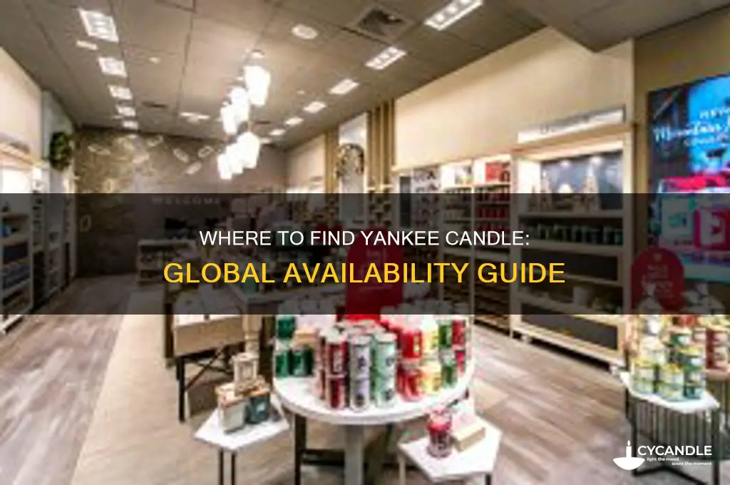 what countries is yankee candle availablr kn