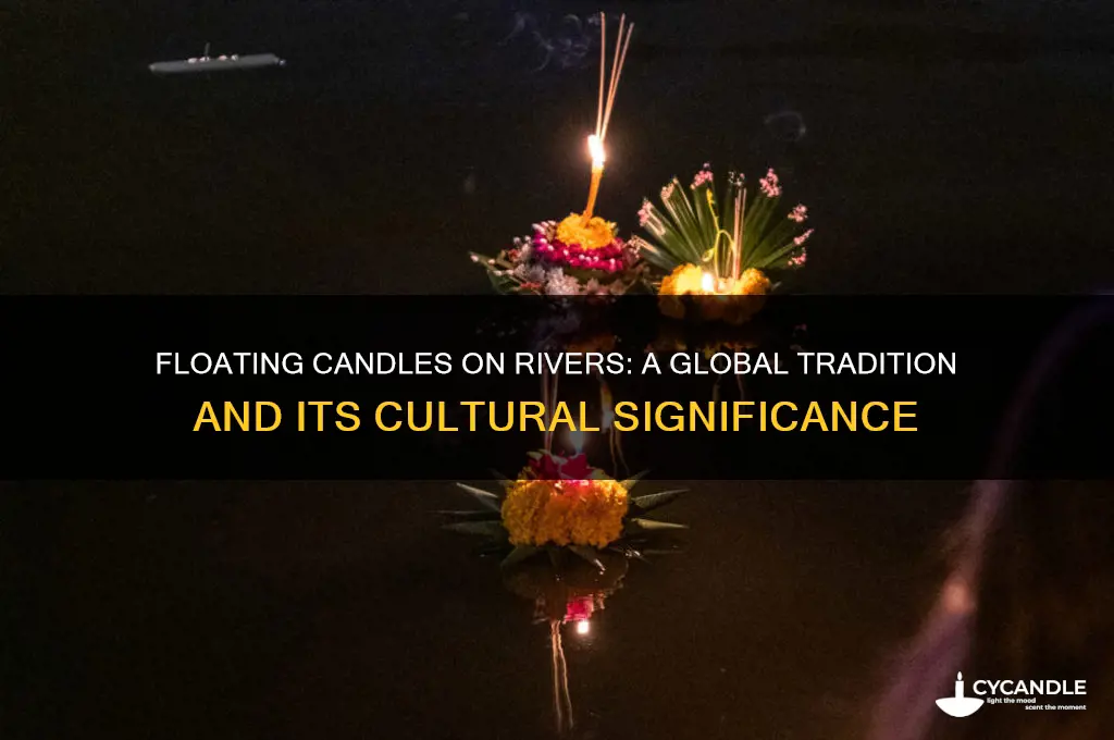 what countries use floating candles on the river