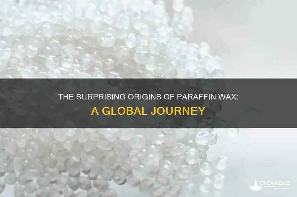 what country does paraffin wax come from