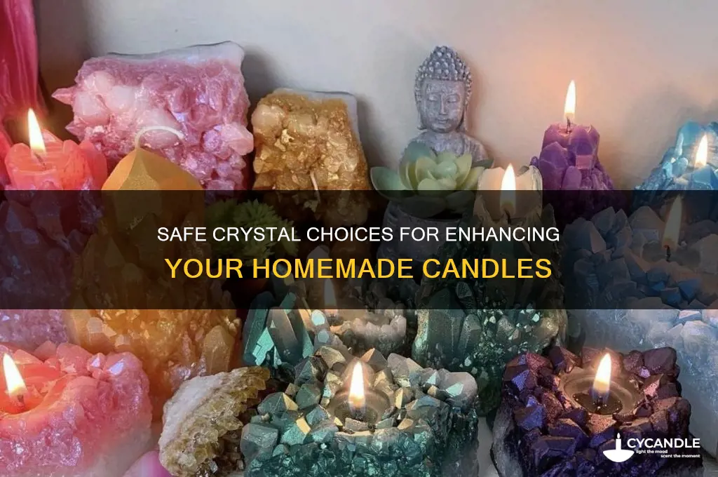 what crystals can go in candles