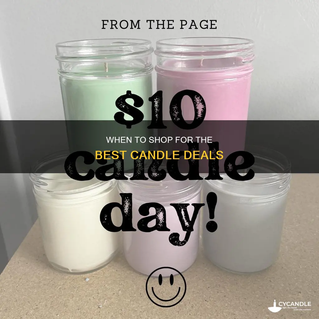 what day is the candle sale