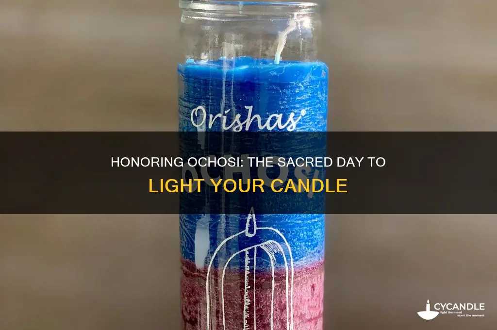 what day you light candle to ochosi