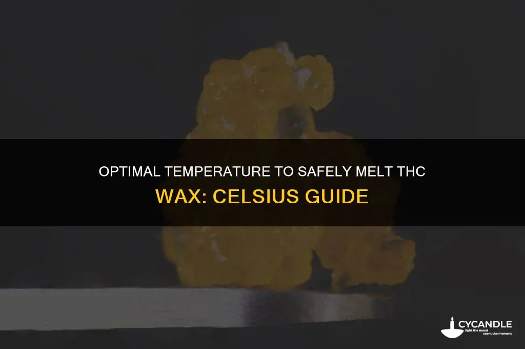 what degree celsius can i melt thc wax