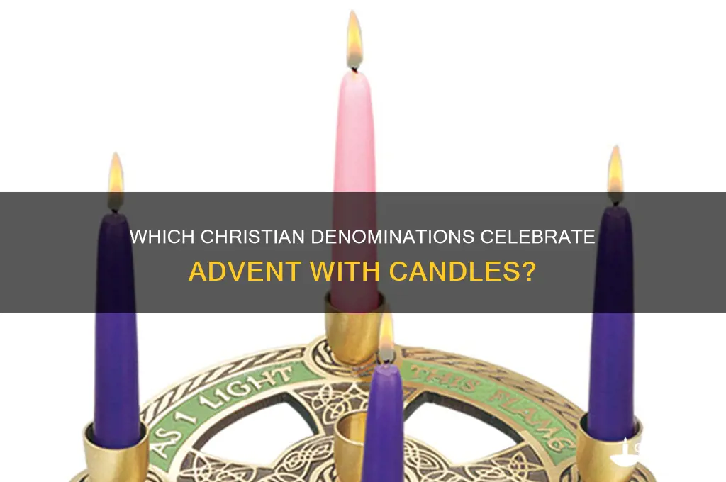 what denominations use advent candles