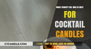 Choosing the Perfect Density Gel Wax for Cocktail Candles