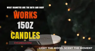 Bath & Body Works 15oz Candle Diameter Revealed: A Guide