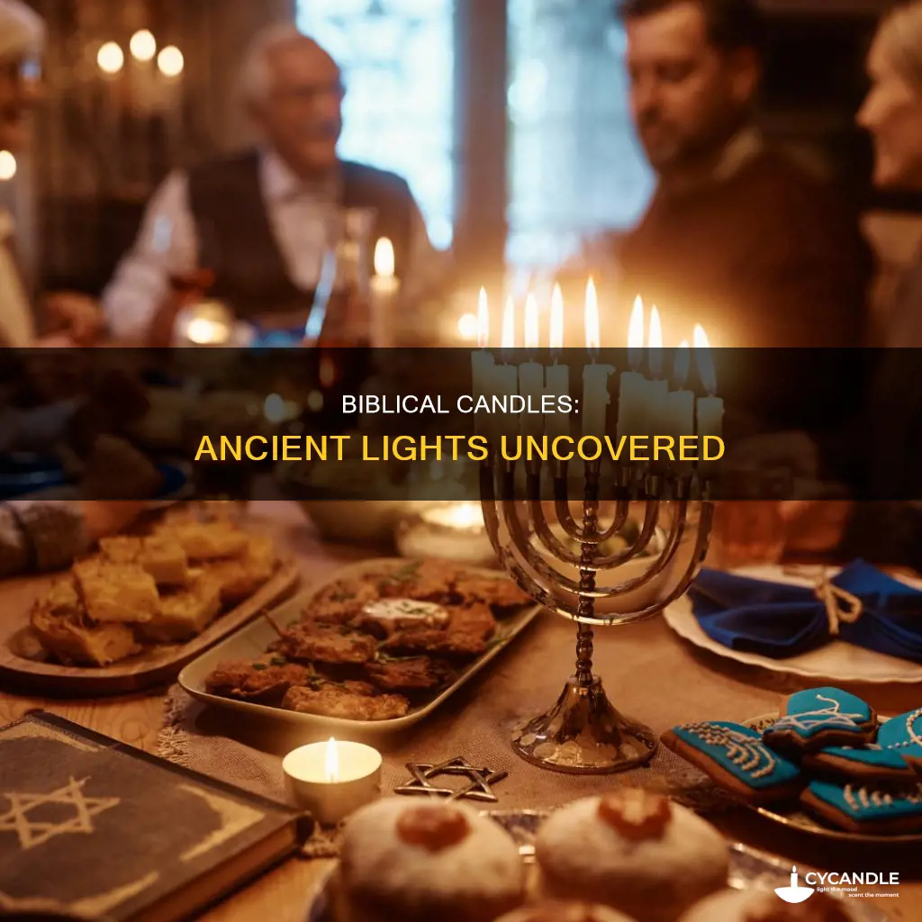 what did candles look like in biblical times
