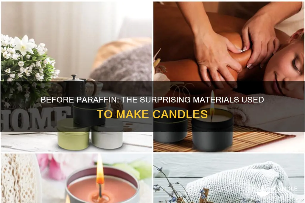 what did candles use before parfin