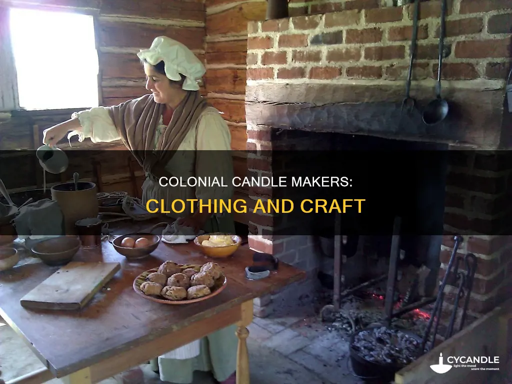 what did colonial candle makers wear