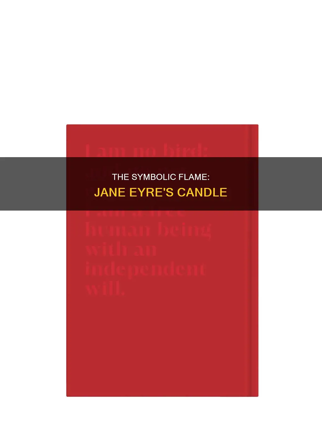 what did the candle signify in jane eyre