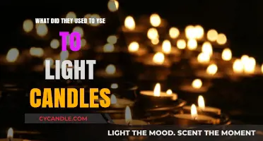 From Rushlights to Matches: How People Lit Candles in the Past