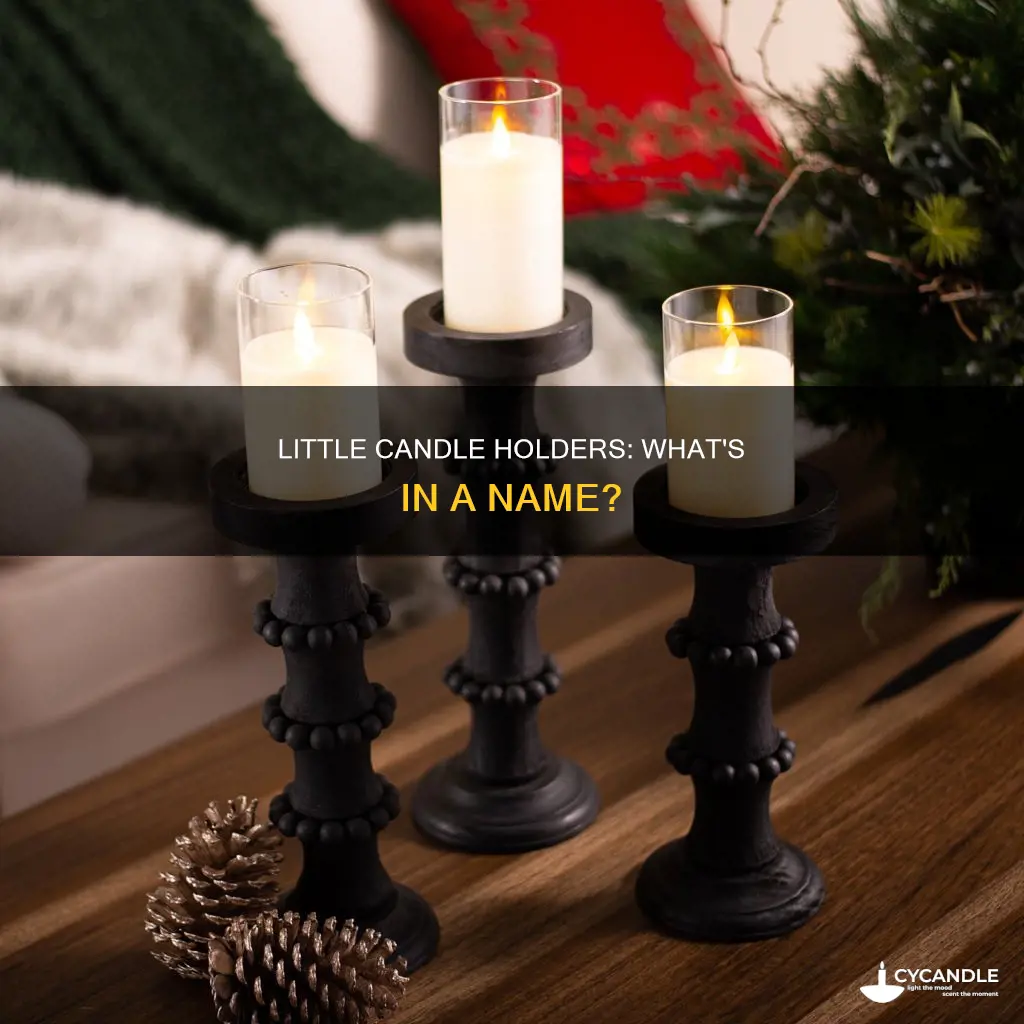 what did you call the little candle holders you carry