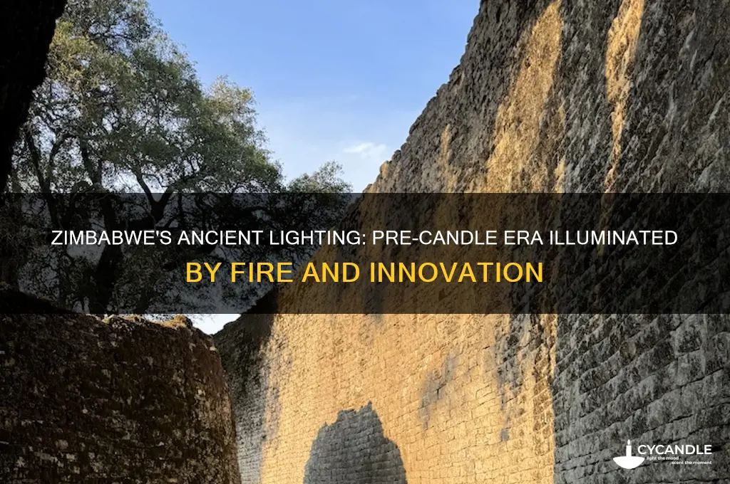 what did zimbabwe use for light before candles