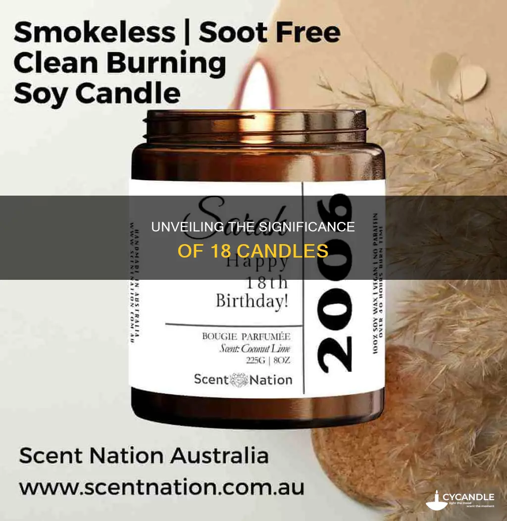what do 18 candles say