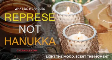 Candlelight's Symbolic Meaning: 9 Candles, Not Hanukkah