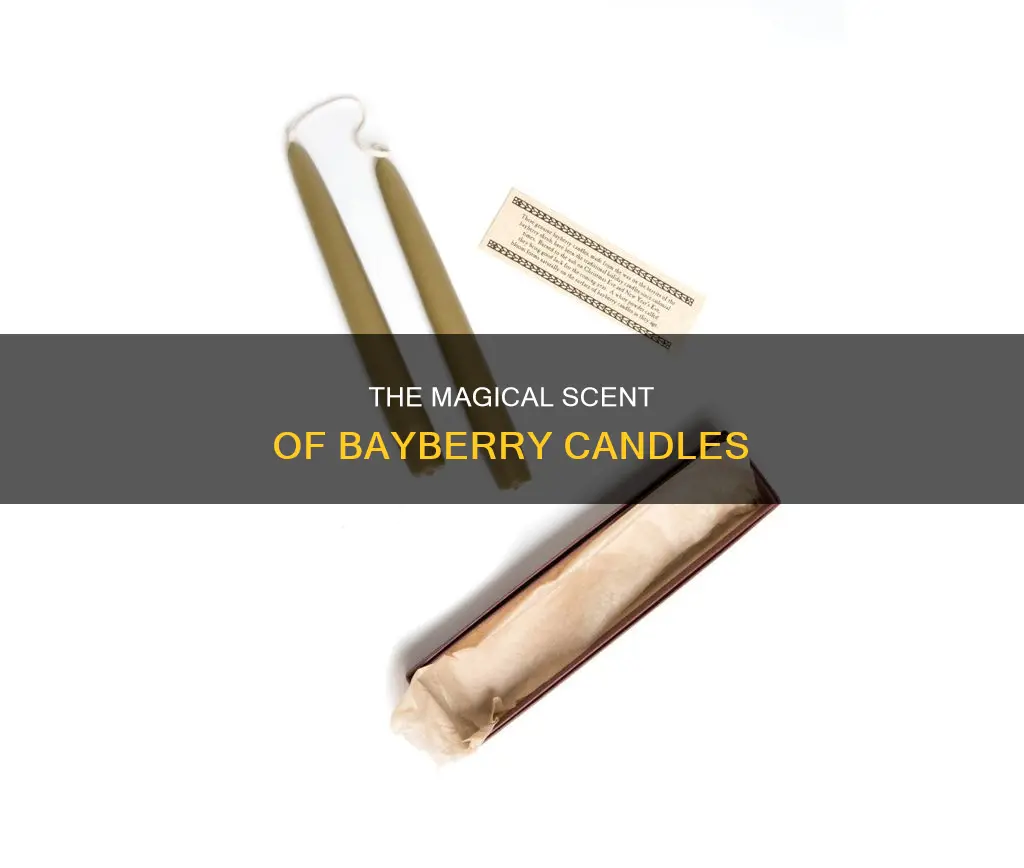 what do bayberry candles smell like