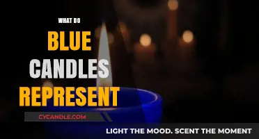 Blue Candles: Tranquility and Peace Symbolism
