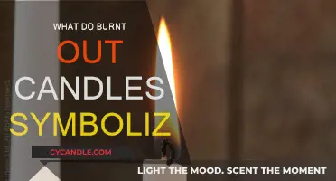 Burnt-out Candles: A Symbol of Passing Time and Reflection