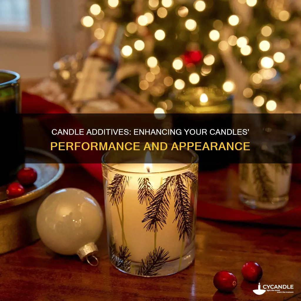 what do candle additives do