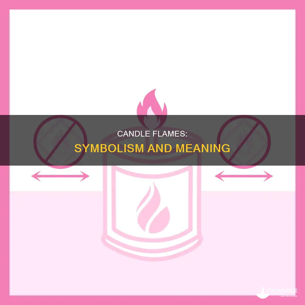 what do candle flames symbolize