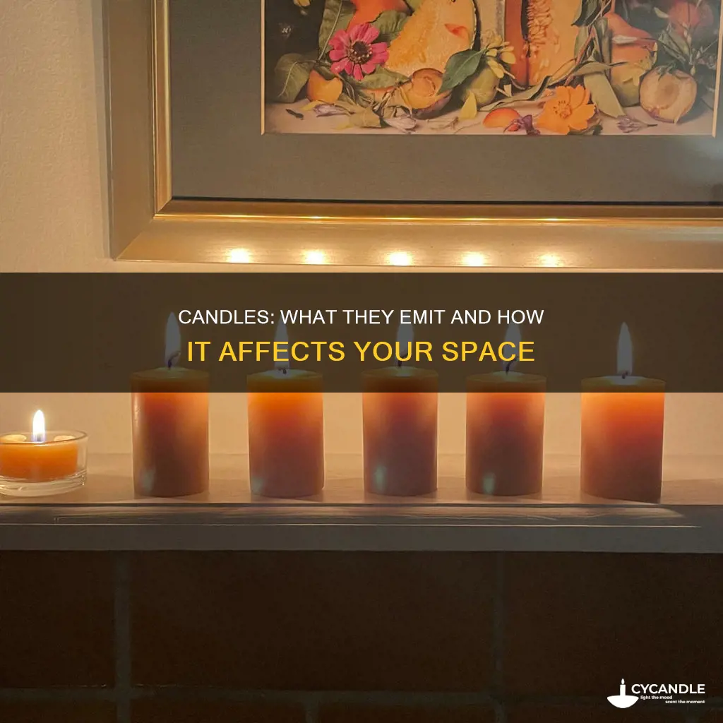 what do candles give off