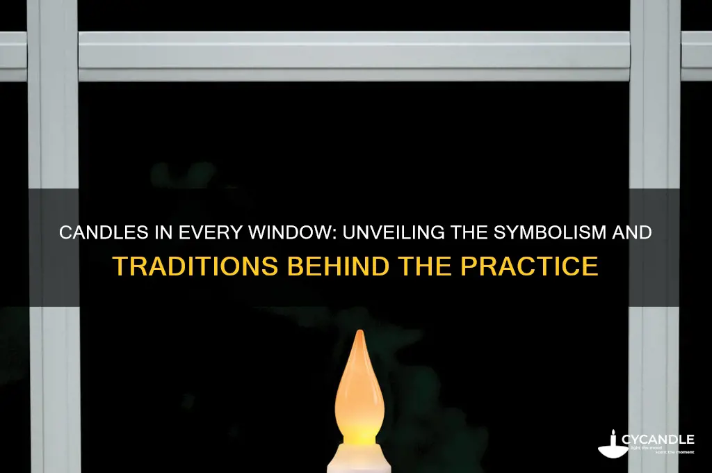 what do candles in every window mean