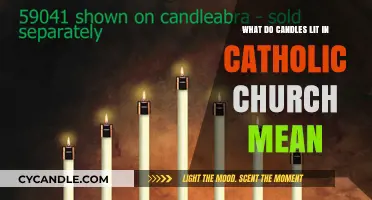 The Sacred Flame: Understanding Catholic Church Candle Lit Meanings