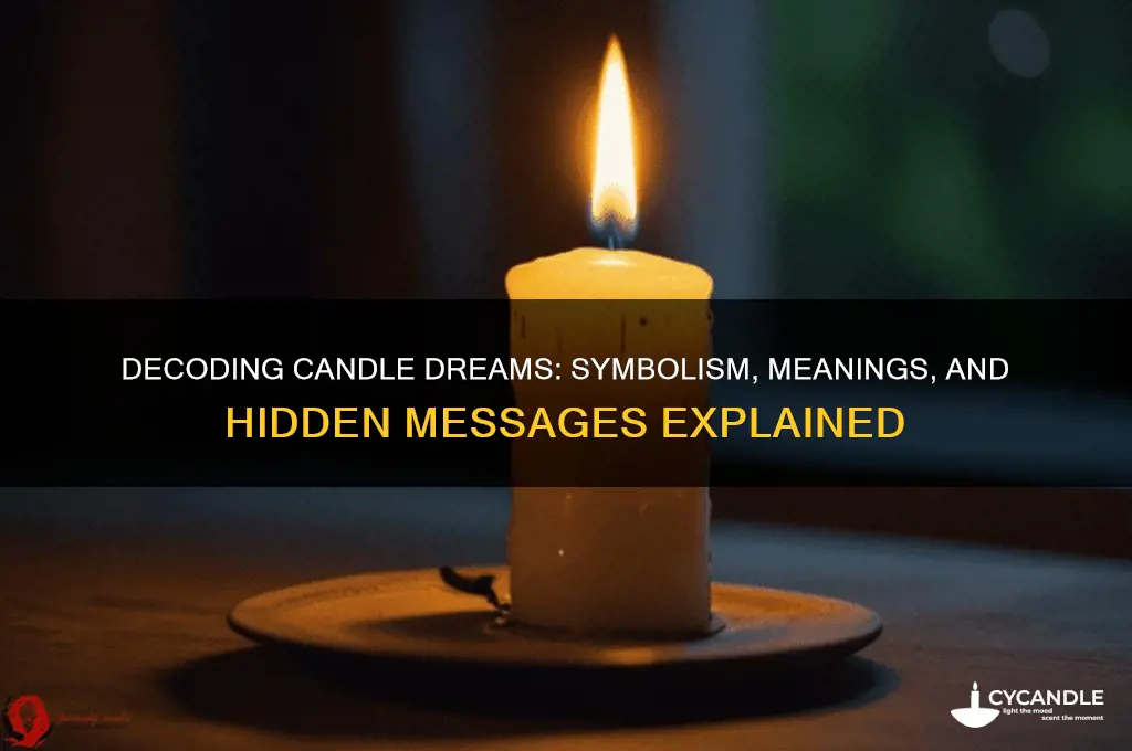 what do candles mean in a dream
