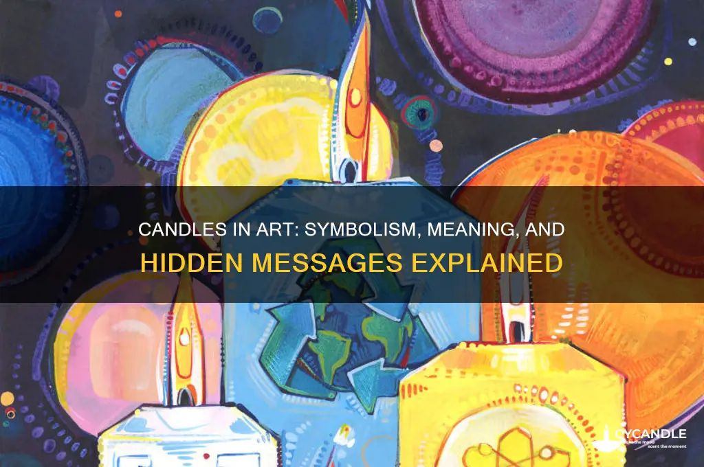what do candles mean in paintings
