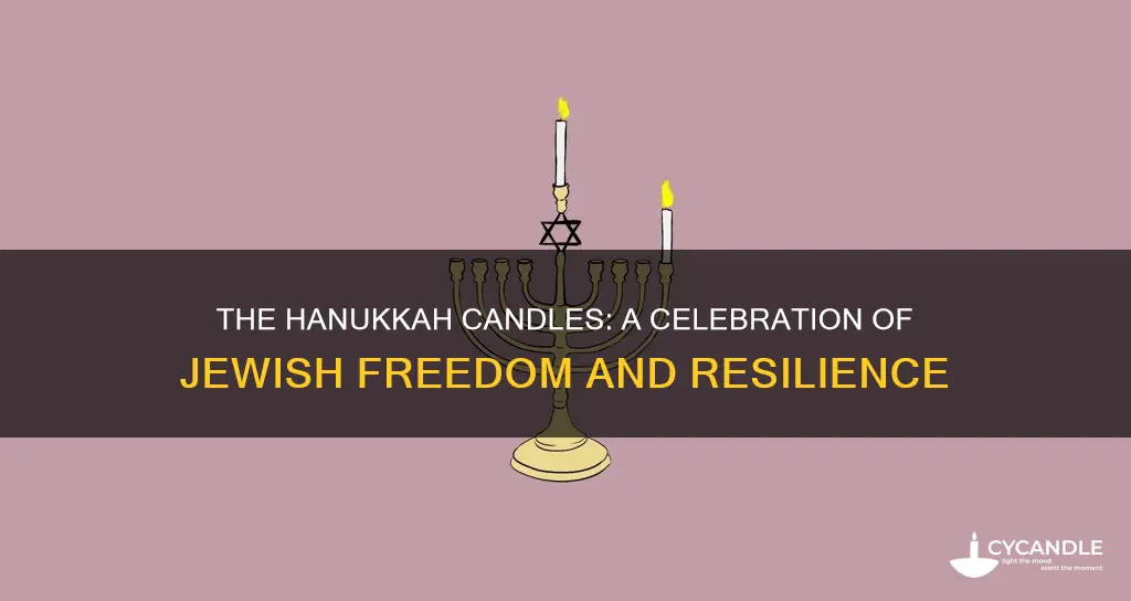 what do candles of hanukkah celebrate