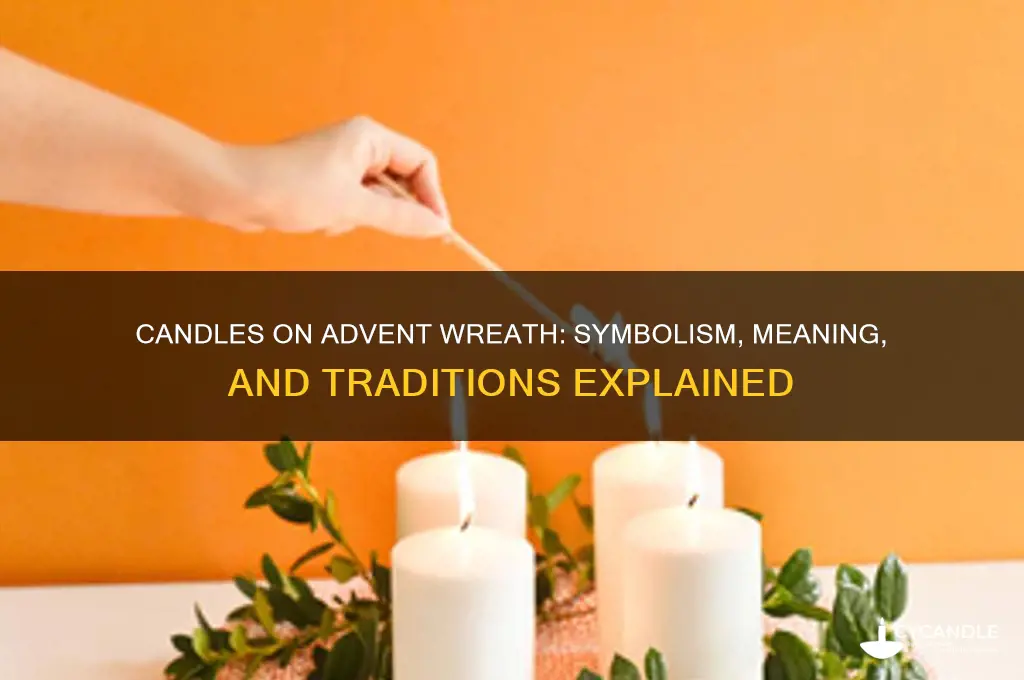 what do candles on advent wreath meran