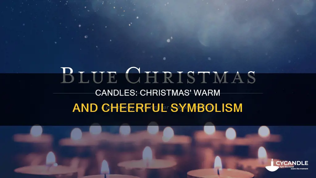 what do candles represent at christmas