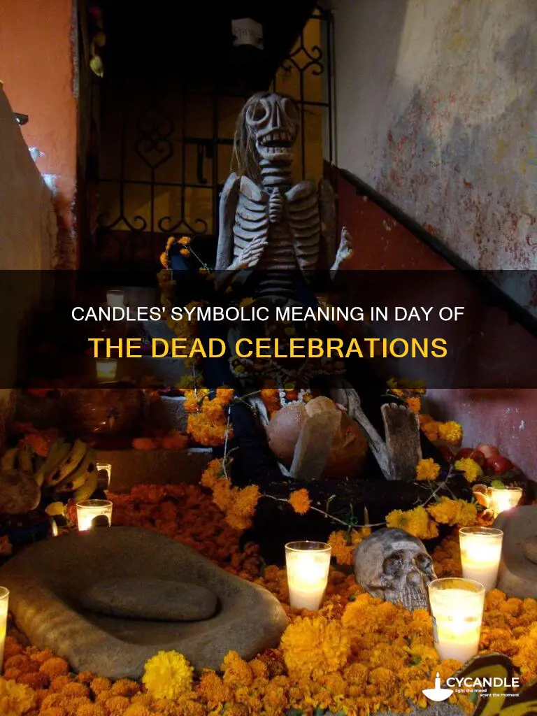 what do candles represent day of the dead