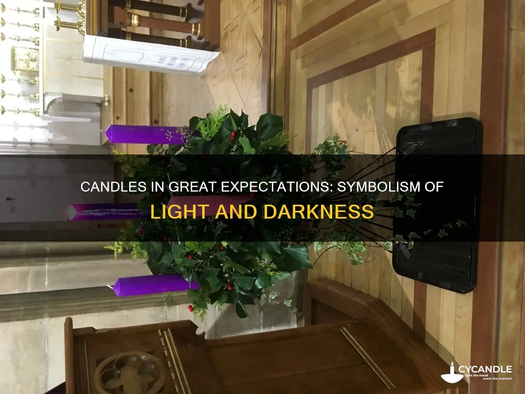 what do candles represent in great expectations