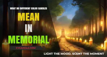 Understanding the Symbolic Meaning of Colored Memorial Candles